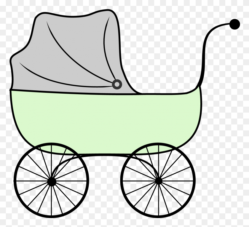 1438x1302 Baby Carriage Baby Shower Pram Clipart, Tub, Axe, Tool HD PNG Download