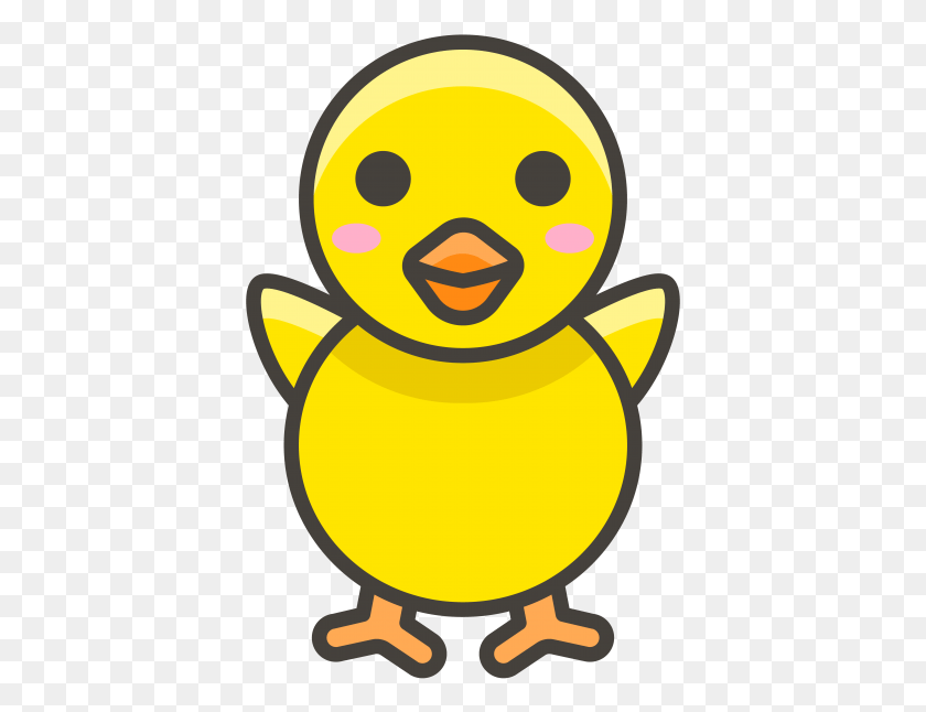 395x586 Baby Chick Emoji Icon Chick Icon, Animal, Insect, Invertebrate HD PNG Download