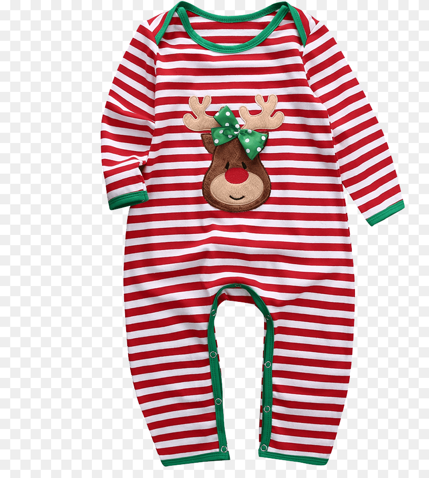 745x936 Baby Christmas Deer Romper, Clothing, Pajamas, Shirt, Toy PNG