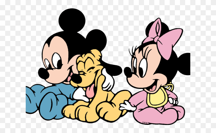 641x459 Baby Clipart Pluto Mickey Y Minnie Baby, Graphics, Doodle HD PNG Download