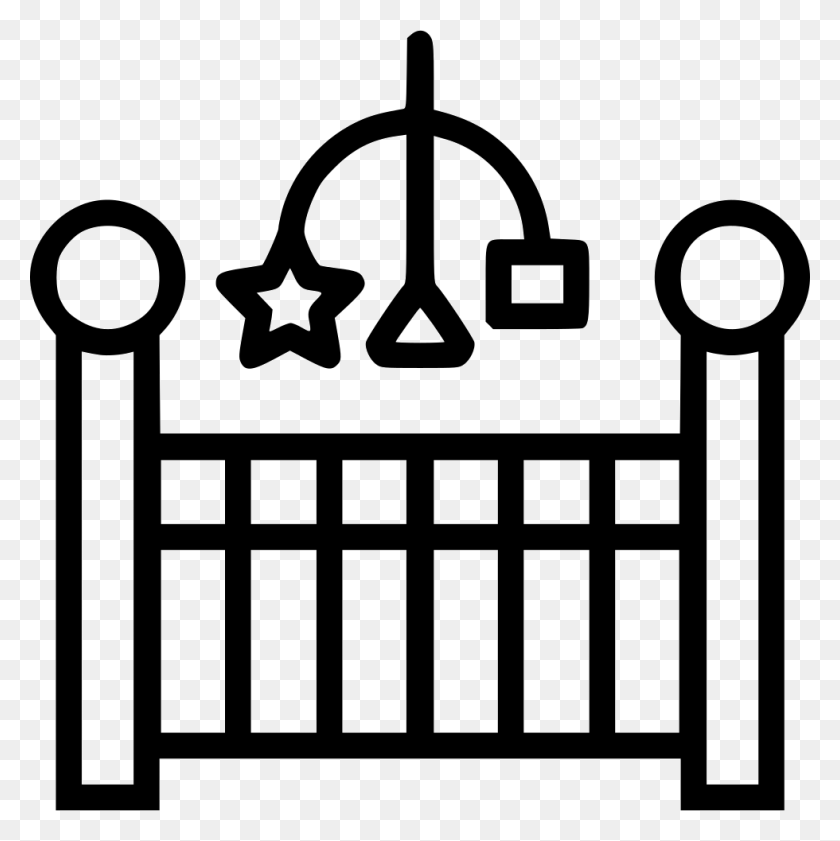 980x982 Baby Crib Comments Kid Bed Icon, Dynamite, Bomb, Weapon HD PNG Download
