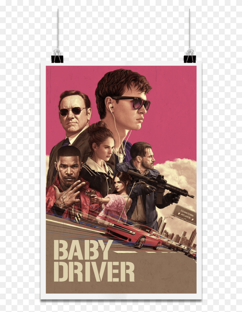 568x1024 Descargar Png / Baby Driver Es Una Película De Crimen De Acción 2017 Dirigida Y Baby Driver Icono, Cartel, Publicidad, Gafas De Sol Hd Png