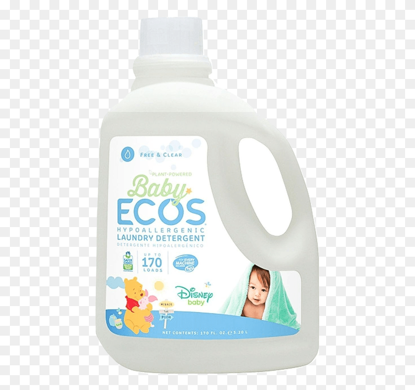 459x730 Baby Ecos Жидкое Стиральное Средство Для Стирки Disney Laundry Detergent, Человек, Человек, Бутылка Hd Png Скачать