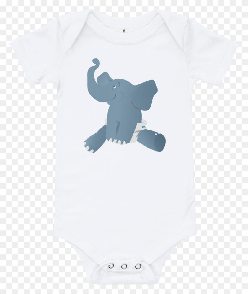 796x956 Baby Elephant Onesie These Dimples Who Needs Luck, Clothing, Apparel, T-shirt HD PNG Download