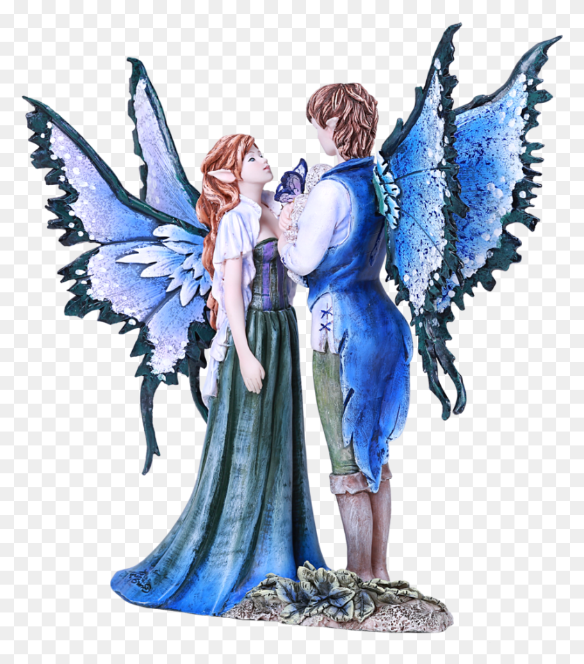 859x985 Baby Fairy Statue, Person, Human HD PNG Download