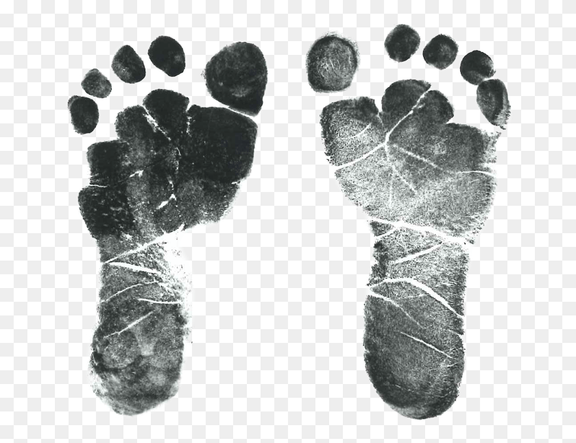 660x586 Baby Feet For Free Baby Footprint Transparent Background HD PNG Download
