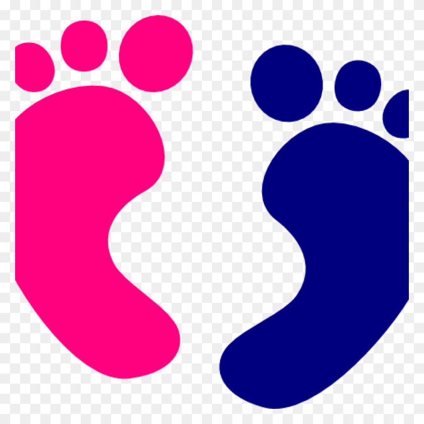 1024x1024 Baby Foot Clipart Ba Foot Clipart Ba Feet Clip Art Baby Feet Gender Reveal, Footprint HD PNG Download