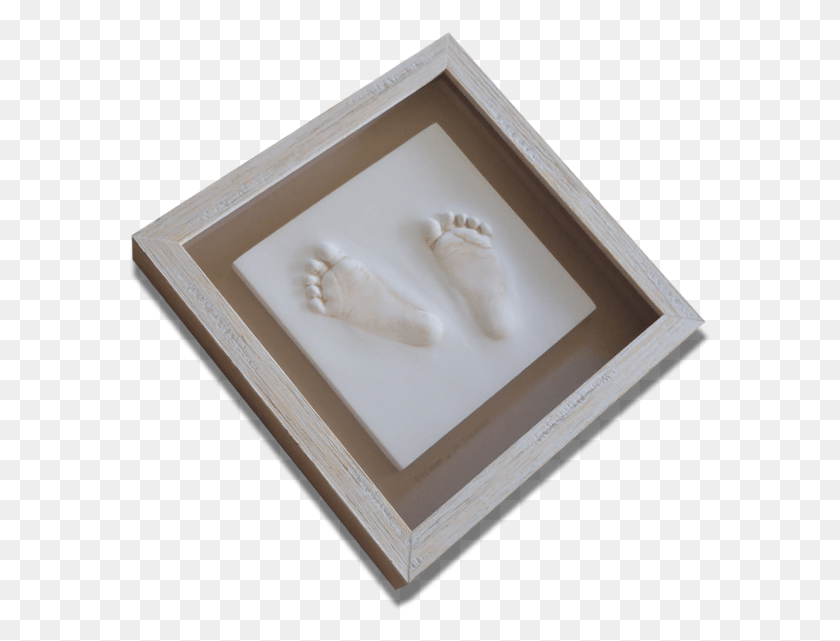583x581 Baby Foot Prints, Porcelain, Pottery HD PNG Download
