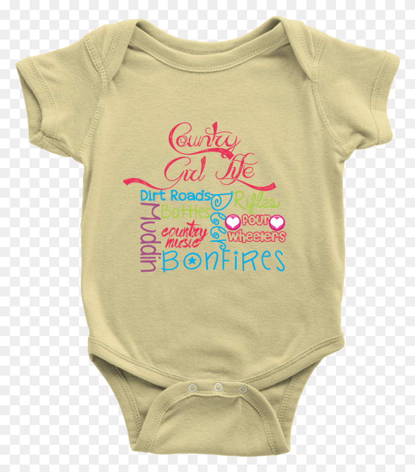 846x971 Baby Girl Country Girl Bottle Dirt Road Life Onesie Dinosaur Baby Onesie, Clothing, Apparel, T-shirt HD PNG Download