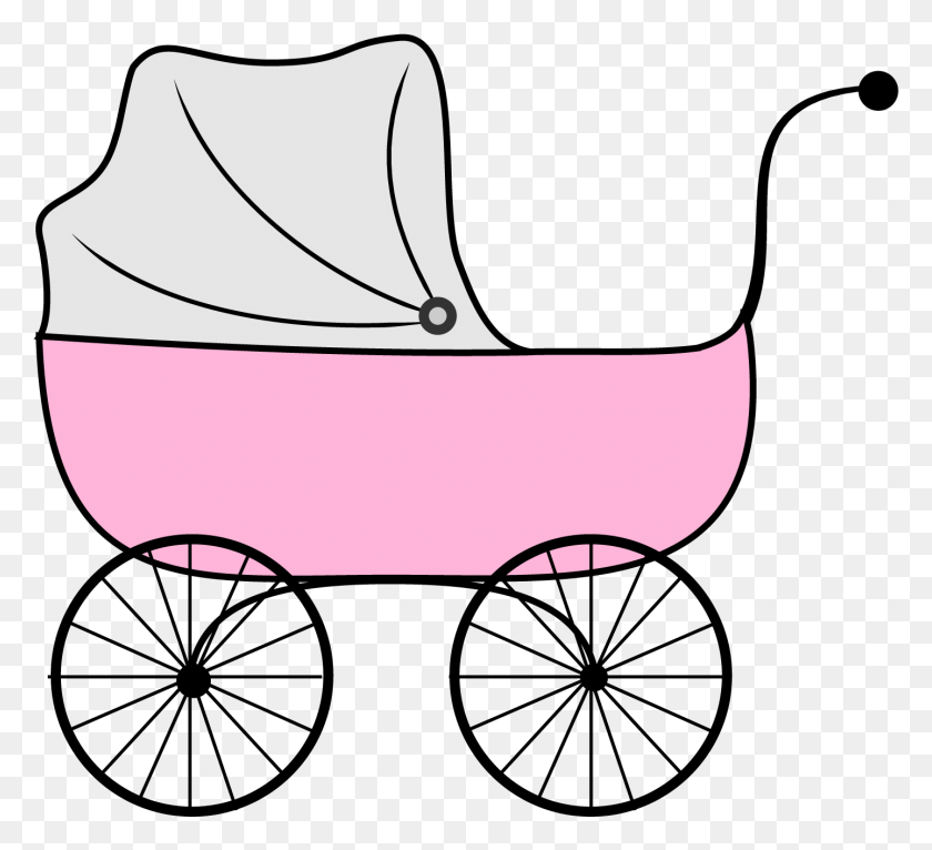 1438x1302 Baby Girl Free Girl Baby Shower Clip Art Free Vector Baby Carriage Clipart, Axe, Tool, Bowl HD PNG Download