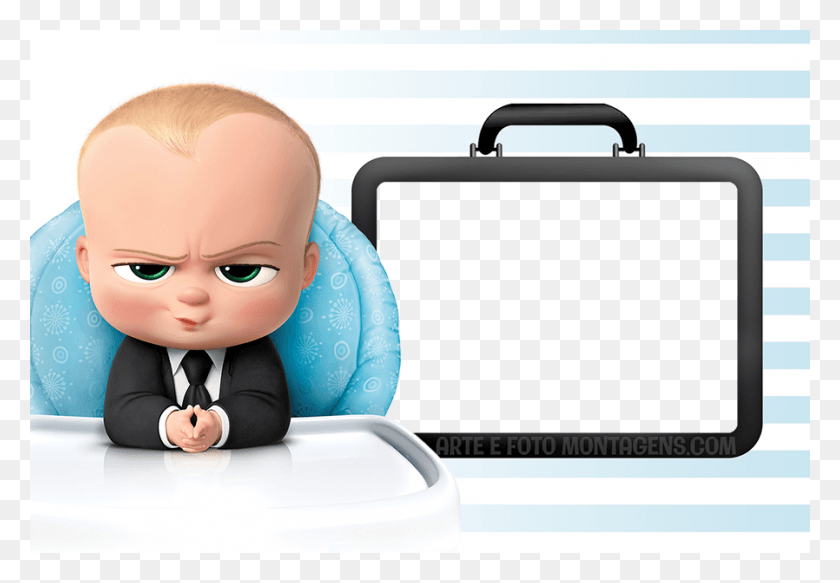 898x603 Baby Invitations Birthday Party Invitations Boss Boss Baby Cupcakes Toppers, Cushion, Headrest, Person HD PNG Download