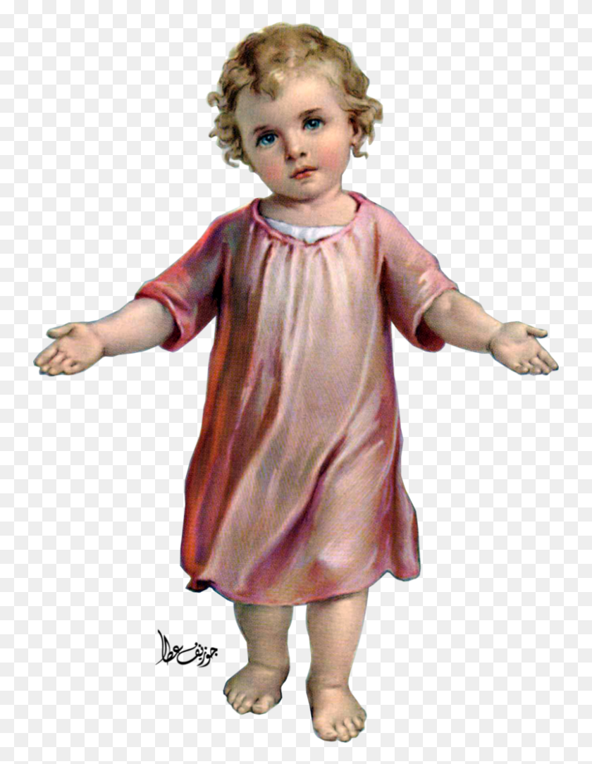 746x1024 Baby Jesus Transparent Image Baby Jesus, Person, Human, Doll HD PNG Download