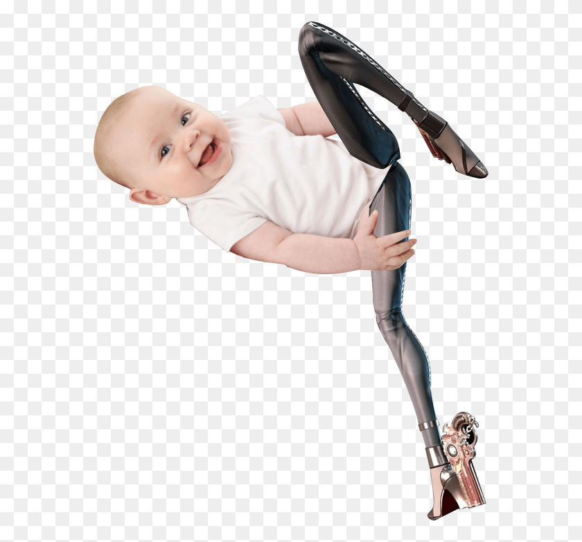 571x723 Baby Legs Black And White Stock Things With Bayonetta39s Legs, Person, Human, Face HD PNG Download