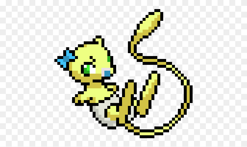 471x441 Baby Mew Pixel Art Pokemon Mew, Rug, Pac Man HD PNG Download