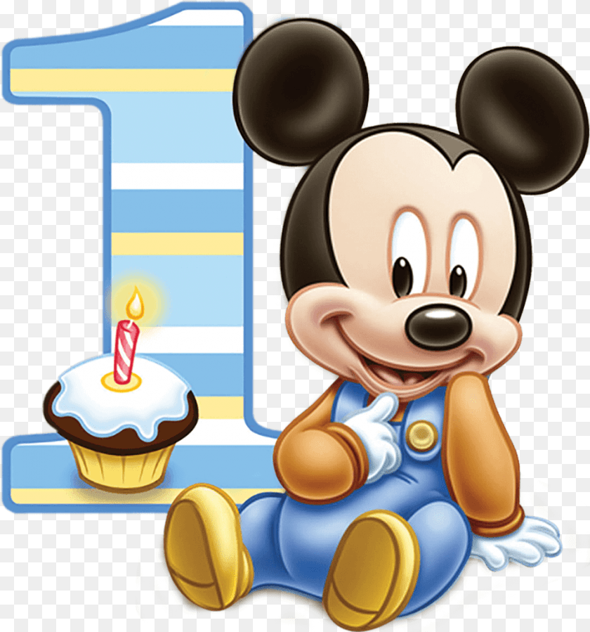 Baby Mickey 1st Birthday, Person, People, Birthday Cake, Cake Clipart PNG