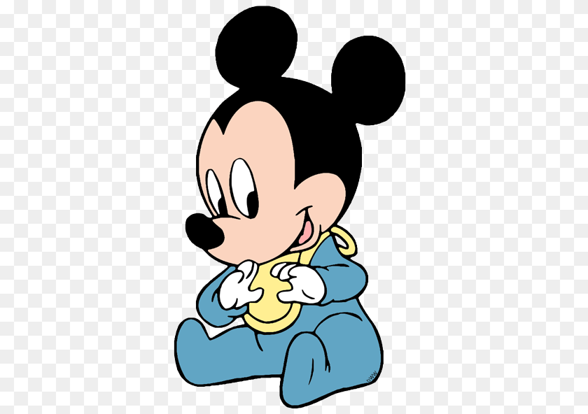 Baby Mickey Clipart, Cartoon, Person, Face, Head Sticker PNG