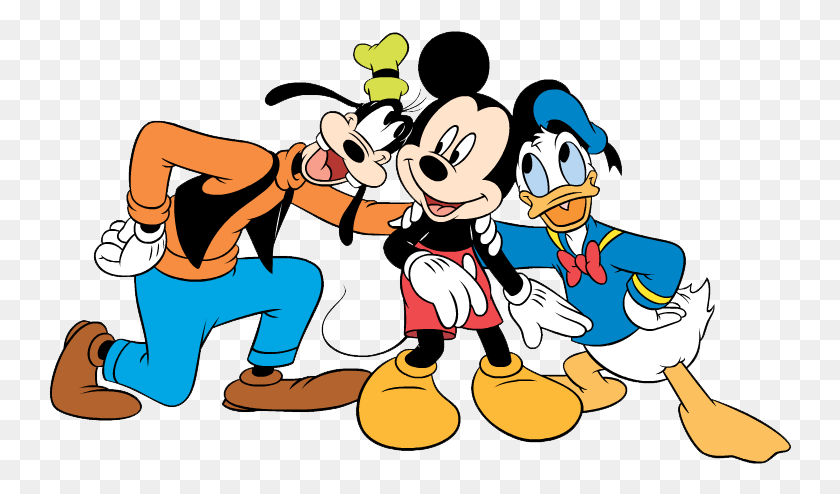 744x434 Baby Mickey Mouse And Others, Person, Human, Crowd HD PNG Download