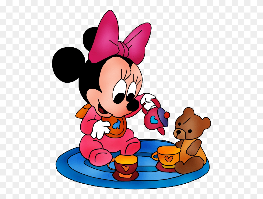 509x575 Baby Minnie Mouse Baby Disney Cartoon Characters, Graphics, Super Mario HD PNG Download