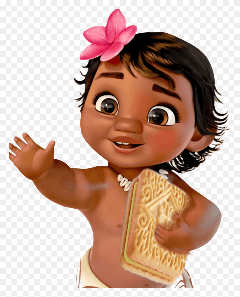 969x1220 Baby Moana Convite Moana Baby Para Editar, Doll, Toy, Person HD PNG Download