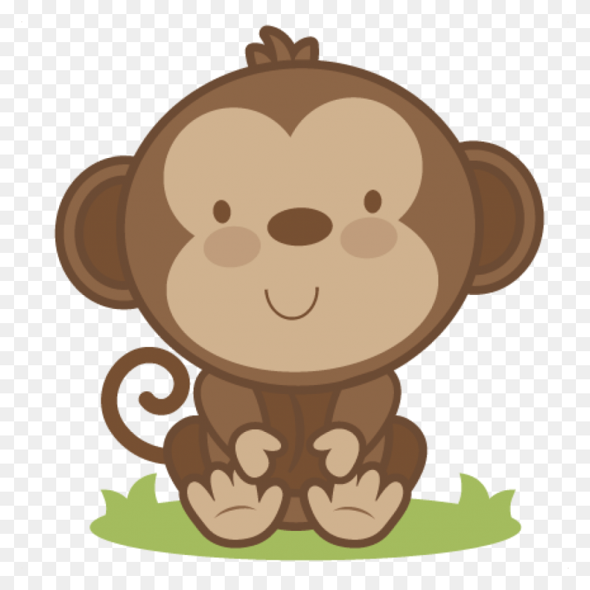 1024x1024 Baby Monkey Clip Art Ba Monkey Svg Archivo De Corte Monkey Cute Baby Monkey Clipart, Sonajero, Lámpara, Cupido Hd Png Descargar