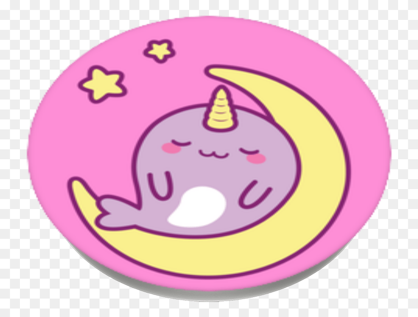 736x577 Baby Narwhal Popsockets Circle, Clothing, Apparel, Hat HD PNG Download