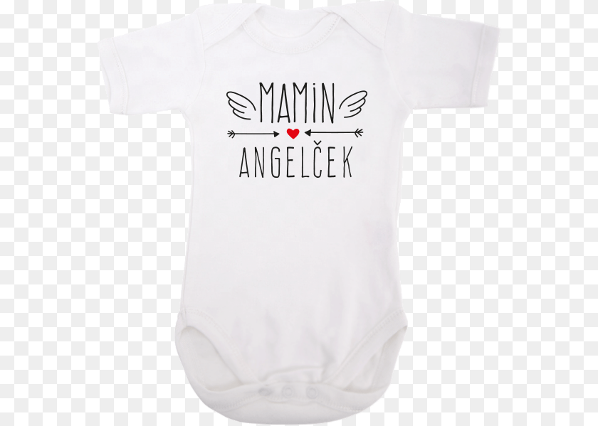 571x599 Baby Onesie Mom39s Angel Active Shirt, Clothing, T-shirt Clipart PNG