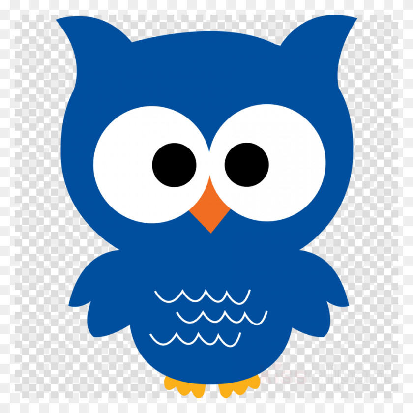 900x900 Baby Owl Cartoon Clipart Owl Clip Art Edit Button Icon, Bird, Animal, Poster HD PNG Download