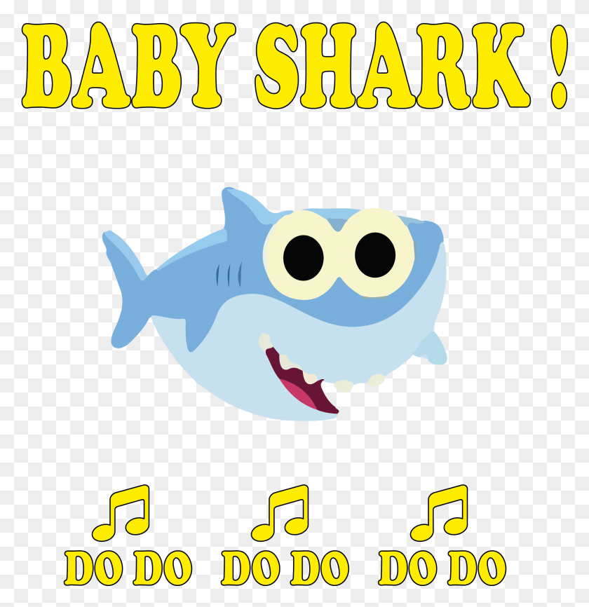 2101x2172 Baby Shark Super Simple, Animal, Sea Life, Fish HD PNG Download