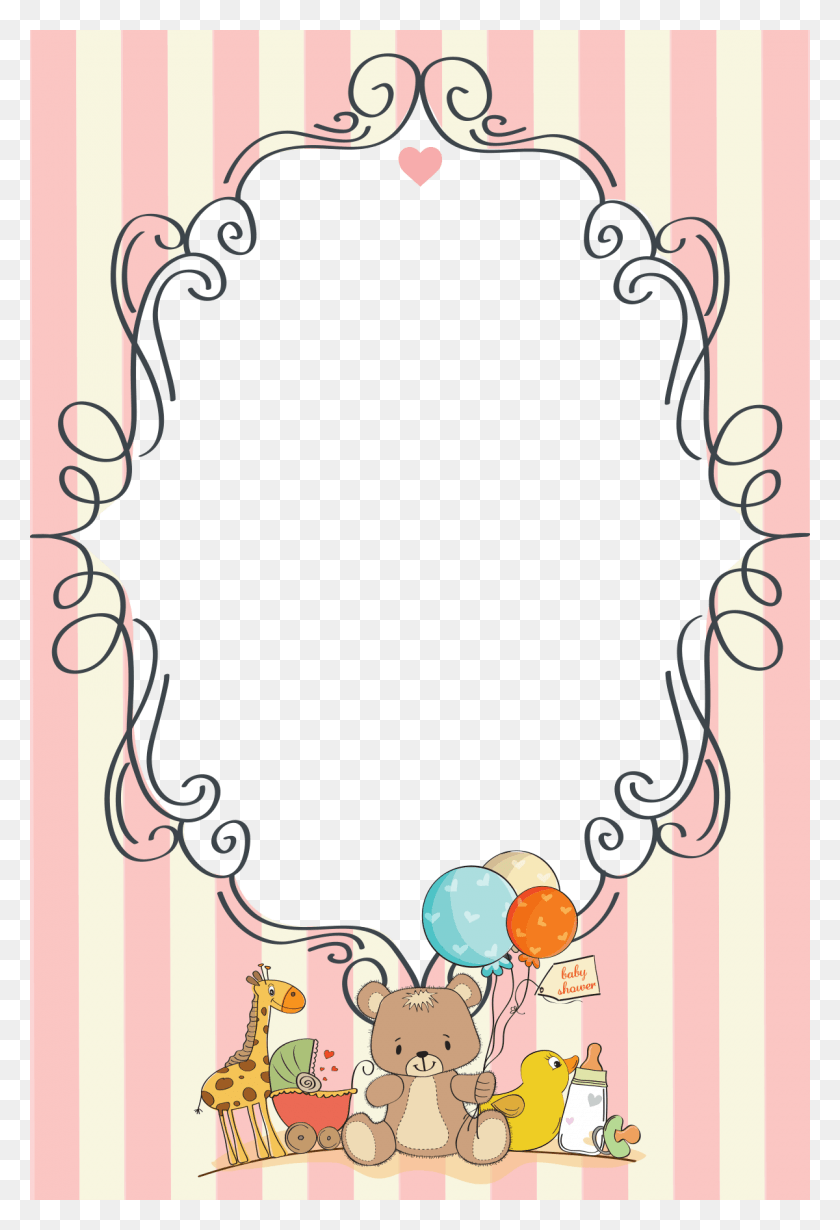 1200x1800 Baby Shower Girl Cartoon, Graphics, Pattern HD PNG Download