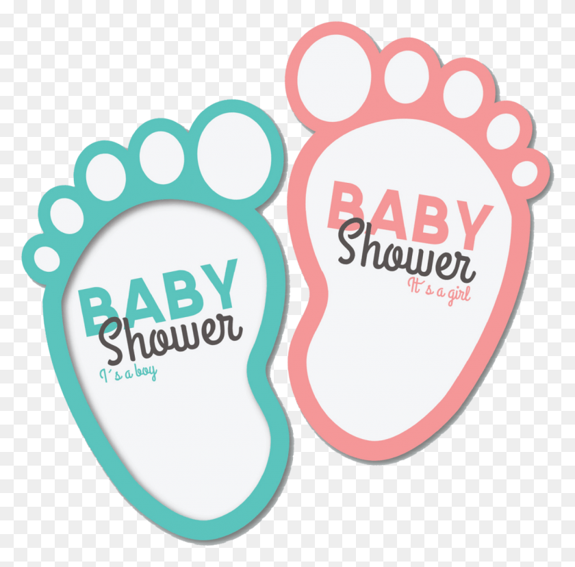 1121x1105 Baby Shower Icons Baby Shower Foot Print, Label, Text, Sticker HD PNG Download