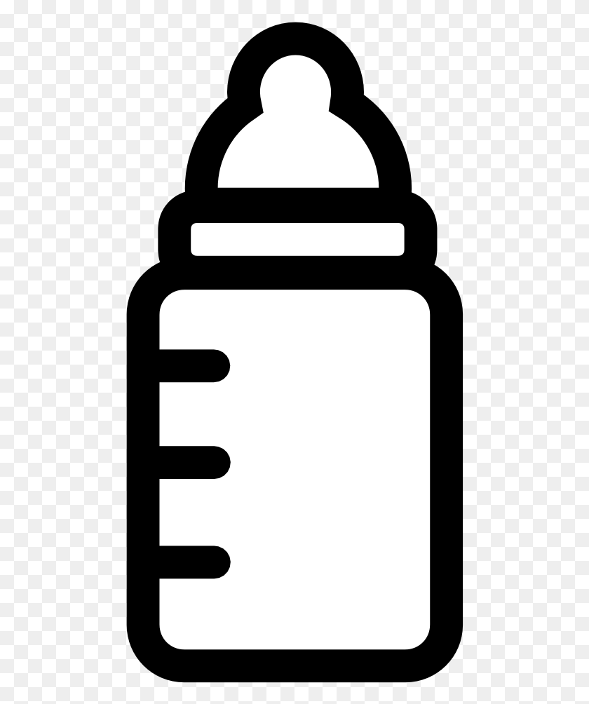 482x944 Baby Shower Water Bottle Clipart Black And White Baby Bottle Clipart Black And White, Text, Symbol, Label HD PNG Download