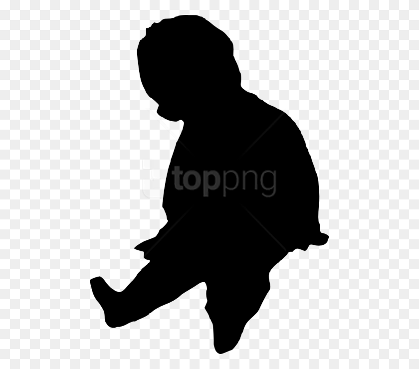 480x680 Baby Silhouette Silhouette, Kneeling, Person HD PNG Download