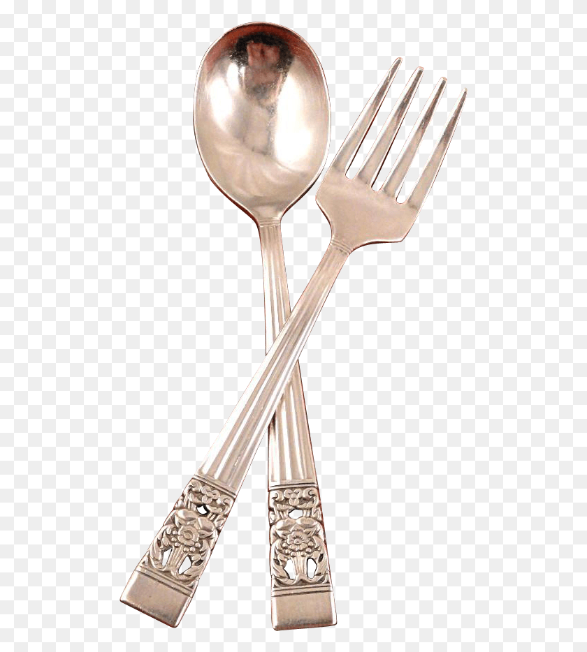 499x874 Baby Toddler Fork Spoon Set Oneida Community Plate Community Fork, Cutlery HD PNG Download