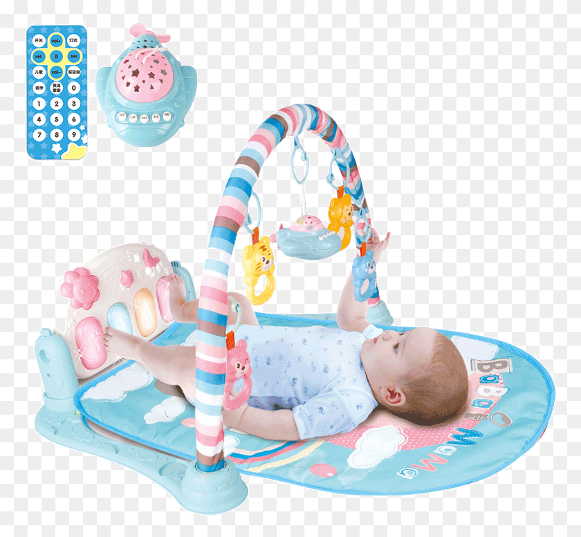769x717 Baby Toys 0 1 Years Old Fitness Frame 0 6 Months Baby Baby Toys, Furniture, Person, Human HD PNG Download