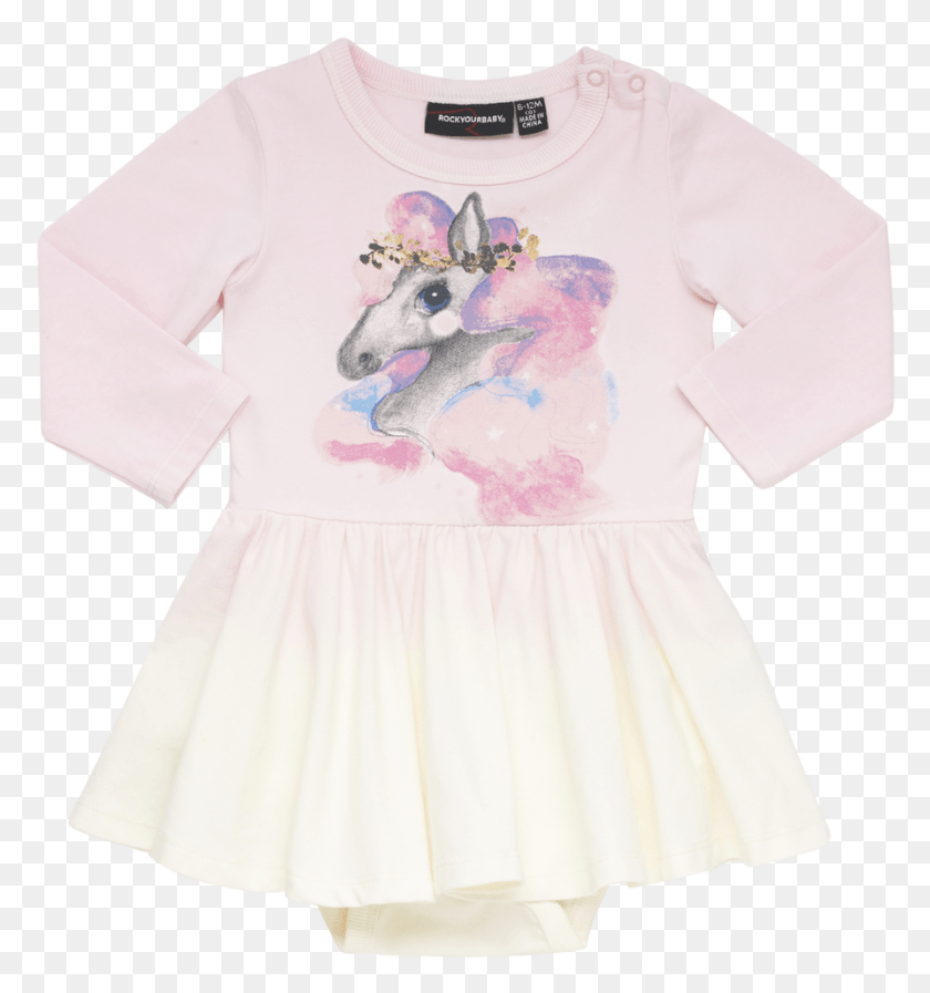 893x959 Baby Unicorn Girl, Одежда, Одежда, Блузка Hd Png Скачать