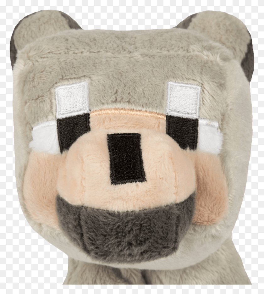 869x975 Baby Wolf Plush Stuffed Toy, Cushion, Pillow, Mammal HD PNG Download