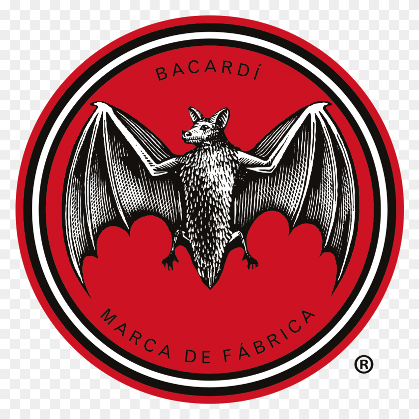 1183x1183 Bacardi Bat Logo, Label, Text, Symbol HD PNG Download