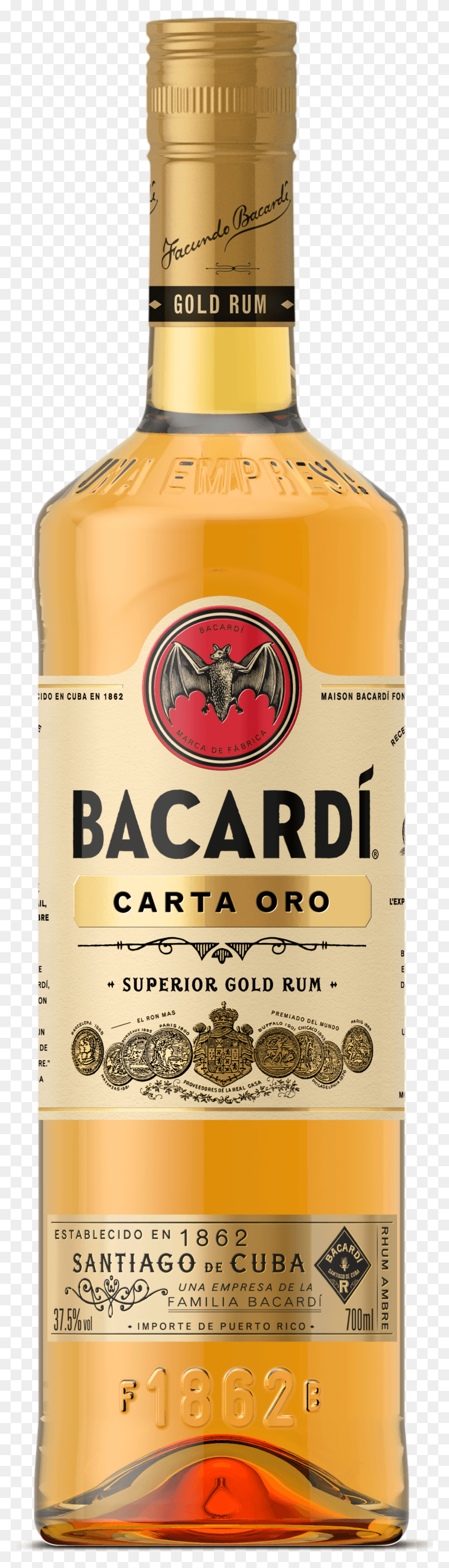 1553x5717 Bacardi Cartaoro HD PNG Download