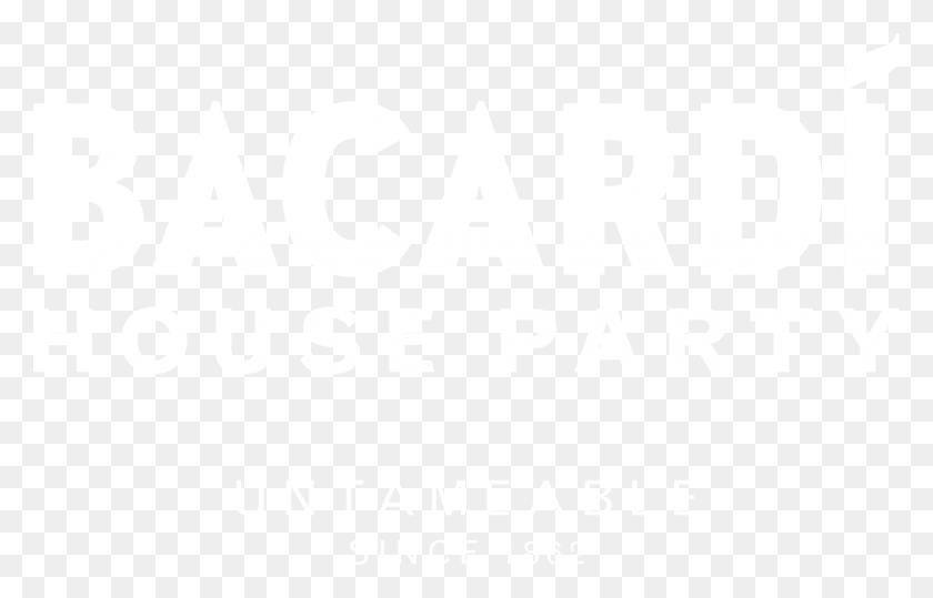 1133x697 Bacardi House Party Logo Bacardi, White, Texture, White Board HD PNG Download