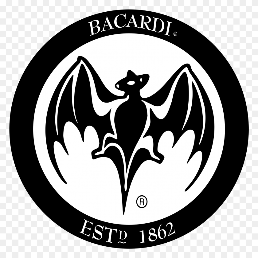 2189x2191 Bacardi Logo Transparent Bacardi Limited Logo, Symbol, Animal, Mammal HD PNG Download