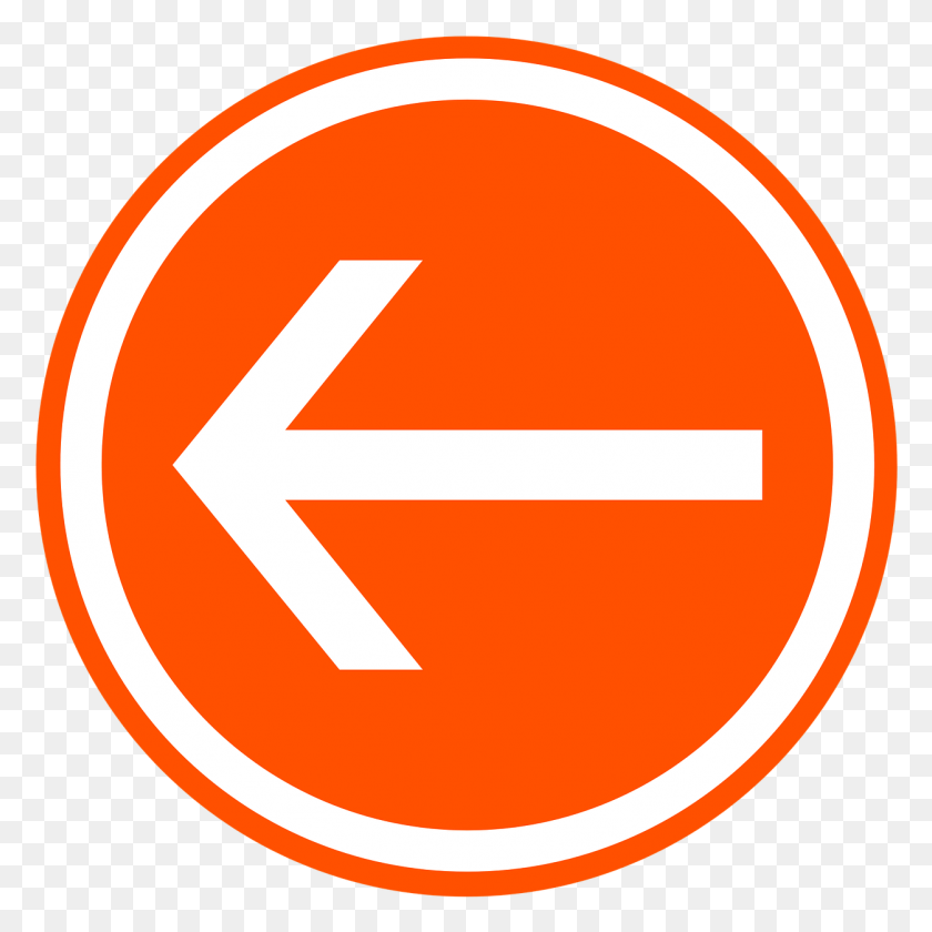 1252x1253 Back Button Orange, Symbol, Sign, Road Sign HD PNG Download
