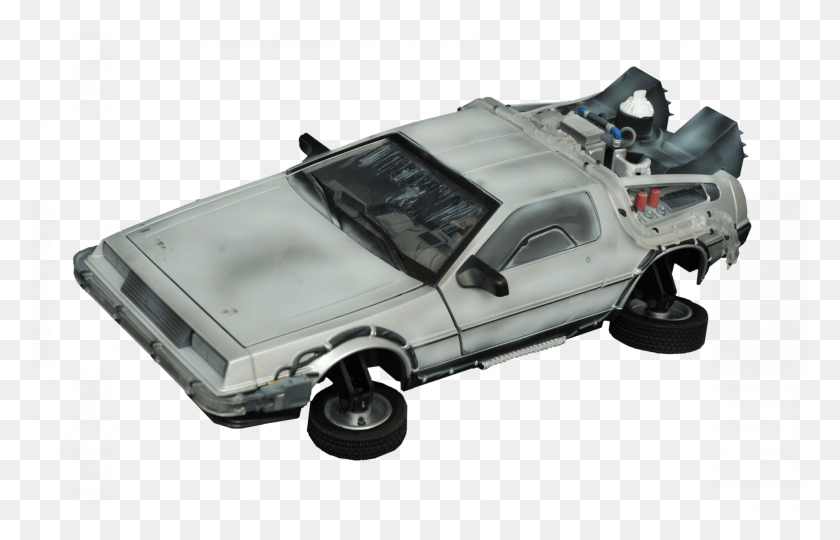 1799x1109 Back Delorean Back To The Future 2 Diamond Select, Car, Vehicle, Transportation HD PNG Download