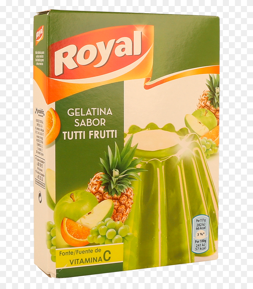 625x900 Back Gelatina Royal Tutti Frutti, Plant, Pineapple, Fruit HD PNG Download