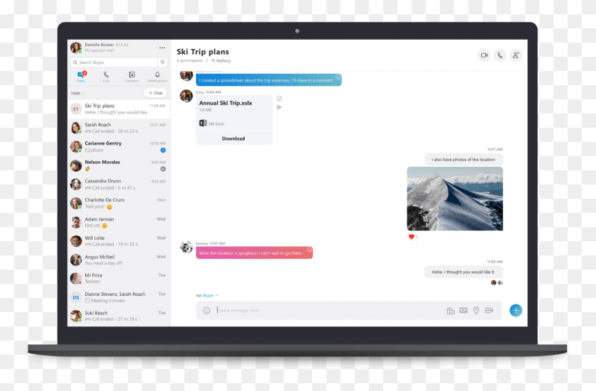 1499x944 Back In July Microsoft Announced That It Will Discontinue Skype Design, Text, Computer, Electronics Descargar Hd Png