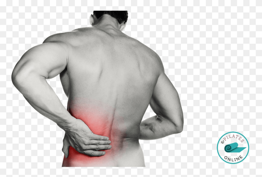 969x631 Back Pain Transparent Image Man With Kidney Problem, Person, Human, Shoulder HD PNG Download