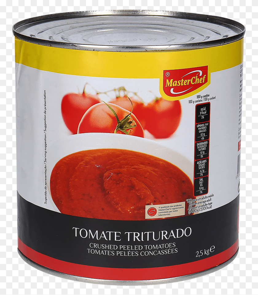 761x901 Back Plum Tomato, Food, Tin, Ketchup HD PNG Download