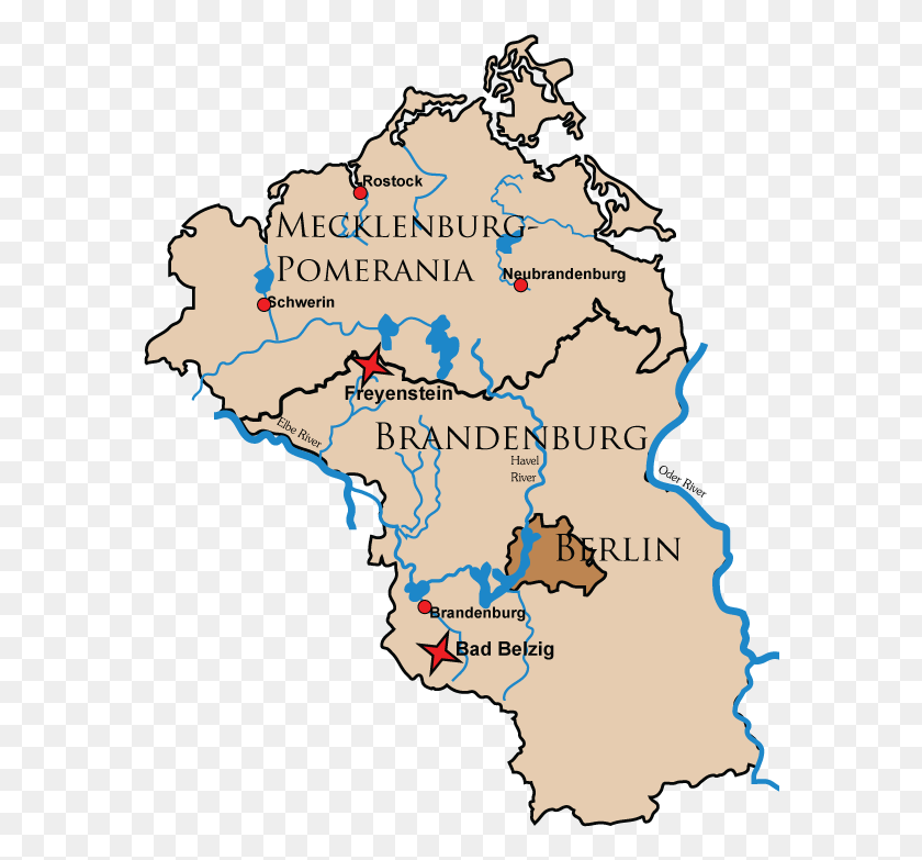 580x723 Back To Map Of Germany Rivers In Brandenburg Germany, Plot, Diagram, Atlas HD PNG Download
