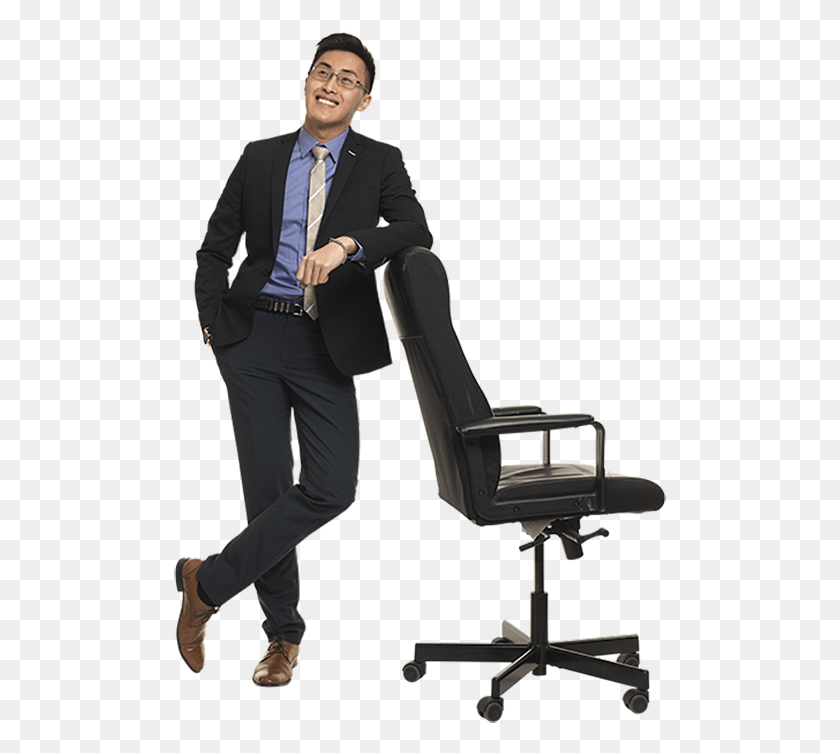 493x693 Back To Our People Office Chair, Chair, Furniture, Tie HD PNG Download