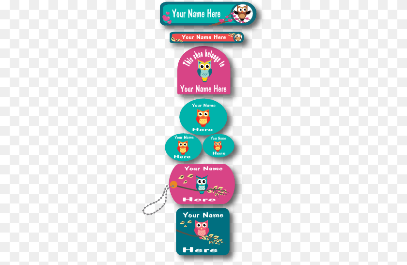 Back To School Owl Pack Cartoon, Text, Animal, Bird Transparent PNG