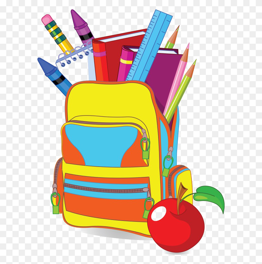 600x786 Back To School Shopping Photos Bring Materials To Class, Backpack, Bag HD PNG Download